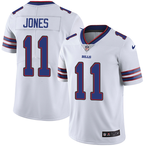 Youth Nike Buffalo Bills #11 Zay Jones White Vapor Untouchable Elite Player NFL Jersey