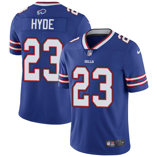 Men's Nike Buffalo Bills #23 Micah Hyde Royal Blue Team Color Vapor Untouchable Limited Player NFL Jersey