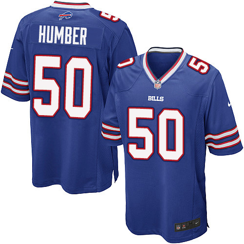 Men's Nike Buffalo Bills #50 Ramon Humber Game Royal Blue Team Color NFL Jersey