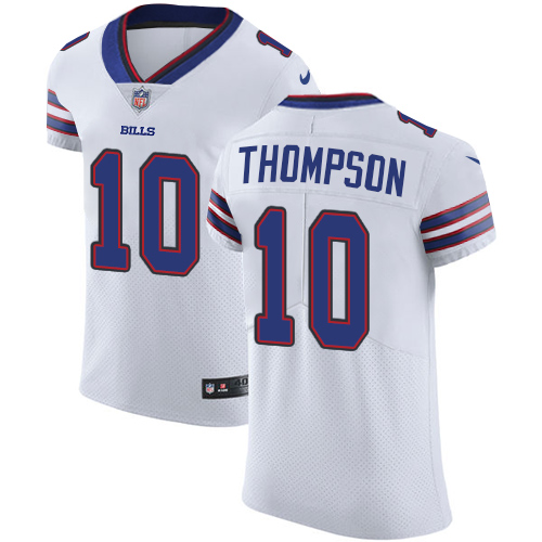 Men's Nike Buffalo Bills #10 Deonte Thompson Elite White NFL Jersey