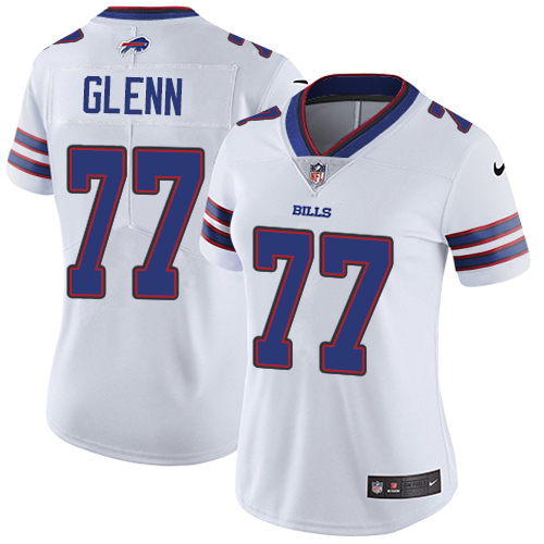 Women's Nike Buffalo Bills #77 Cordy Glenn White Vapor Untouchable Elite Player NFL Jersey