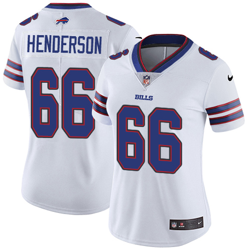 Women's Nike Buffalo Bills #66 Seantrel Henderson White Vapor Untouchable Elite Player NFL Jersey