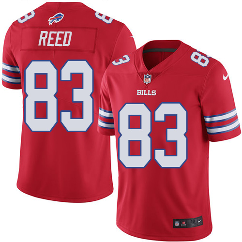 Men's Nike Buffalo Bills #83 Andre Reed Elite Red Rush Vapor Untouchable NFL Jersey