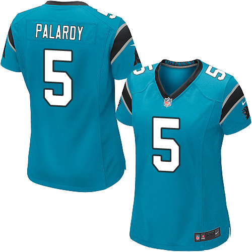 Women's Nike Carolina Panthers #5 Michael Palardy Game Blue Alternate NFL Jersey