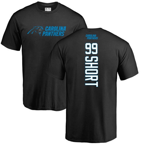 NFL Nike Carolina Panthers #99 Kawann Short Black Backer T-Shirt