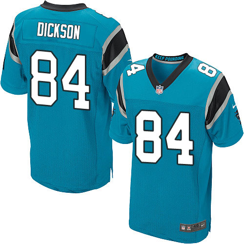 Men's Nike Carolina Panthers #84 Ed Dickson Elite Blue Alternate NFL Jersey