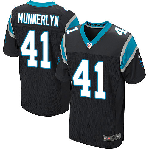 Men's Nike Carolina Panthers #41 Captain Munnerlyn Elite Black Team Color NFL Jersey