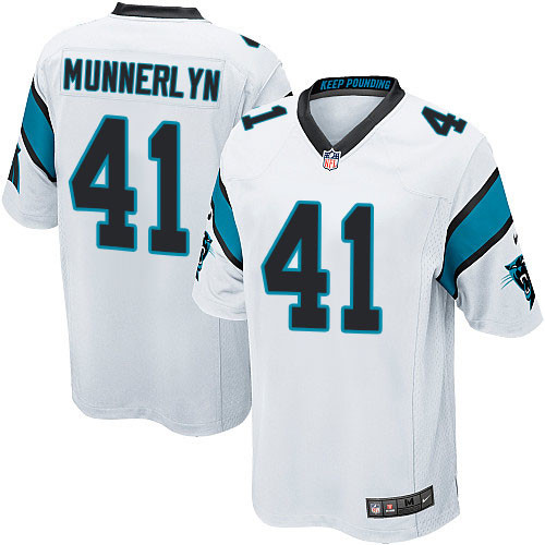 Men's Nike Carolina Panthers #41 Captain Munnerlyn Game White NFL Jersey