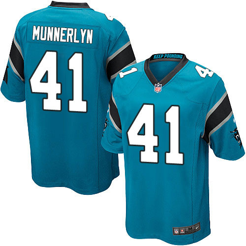 Men's Nike Carolina Panthers #41 Captain Munnerlyn Game Blue Alternate NFL Jersey