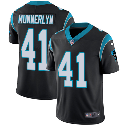 Youth Nike Carolina Panthers #41 Captain Munnerlyn Black Team Color Vapor Untouchable Elite Player NFL Jersey