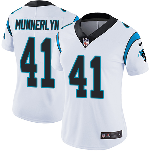 Women's Nike Carolina Panthers #41 Captain Munnerlyn White Vapor Untouchable Elite Player NFL Jersey