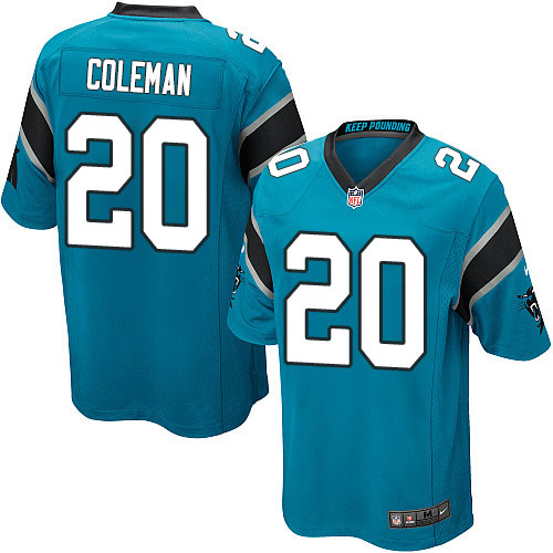 Men's Nike Carolina Panthers #20 Kurt Coleman Game Blue Alternate NFL Jersey