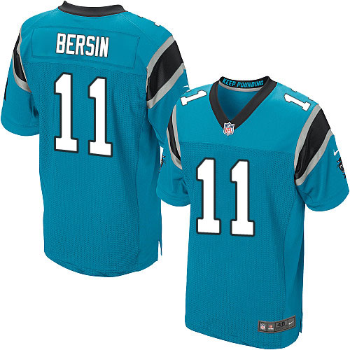 Men's Nike Carolina Panthers #11 Brenton Bersin Elite Blue Alternate NFL Jersey