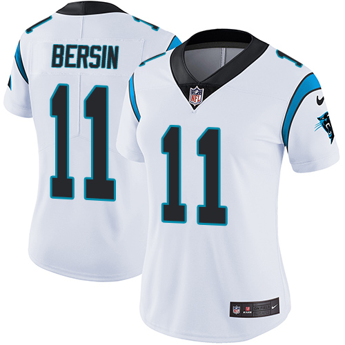 Women's Nike Carolina Panthers #11 Brenton Bersin White Vapor Untouchable Elite Player NFL Jersey