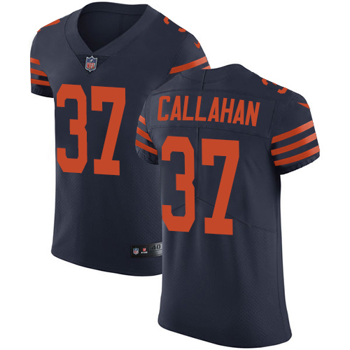 Men's Nike Chicago Bears #37 Bryce Callahan Elite Navy Blue Alternate NFL Jersey