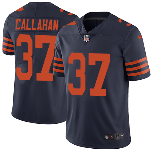 Men's Nike Chicago Bears #37 Bryce Callahan Navy Blue Alternate Vapor Untouchable Limited Player NFL Jersey