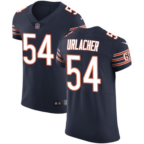 Men's Nike Chicago Bears #54 Brian Urlacher Navy Blue Team Color Vapor Untouchable Elite Player NFL Jersey