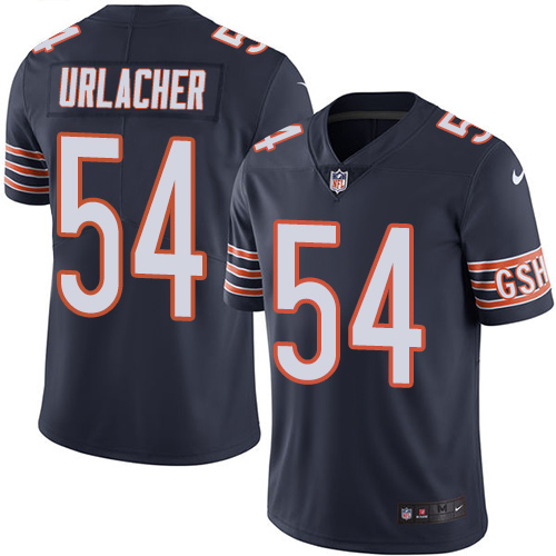 Men's Nike Chicago Bears #54 Brian Urlacher Navy Blue Team Color Vapor Untouchable Limited Player NFL Jersey