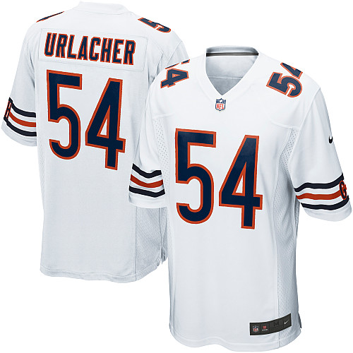 Men's Nike Chicago Bears #54 Brian Urlacher Game White NFL Jersey