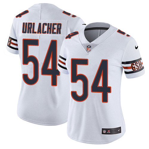Women's Nike Chicago Bears #54 Brian Urlacher White Vapor Untouchable Elite Player NFL Jersey