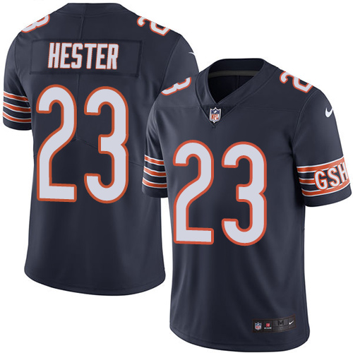 Men's Nike Chicago Bears #23 Devin Hester Navy Blue Team Color Vapor Untouchable Limited Player NFL Jersey