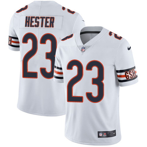 Men's Nike Chicago Bears #23 Devin Hester White Vapor Untouchable Limited Player NFL Jersey
