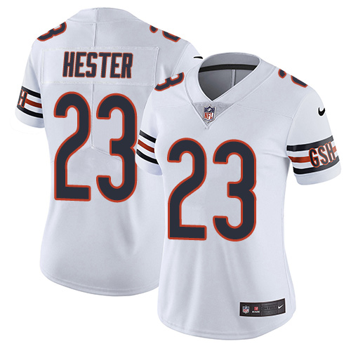Women's Nike Chicago Bears #23 Devin Hester White Vapor Untouchable Limited Player NFL Jersey