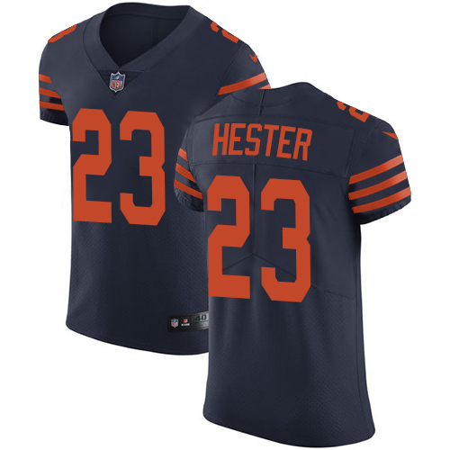 Men's Nike Chicago Bears #23 Devin Hester Elite Navy Blue Alternate NFL Jersey