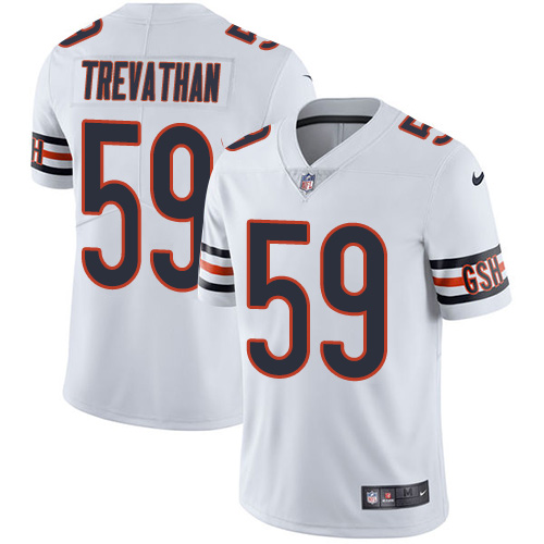 Men's Nike Chicago Bears #59 Danny Trevathan White Vapor Untouchable Limited Player NFL Jersey
