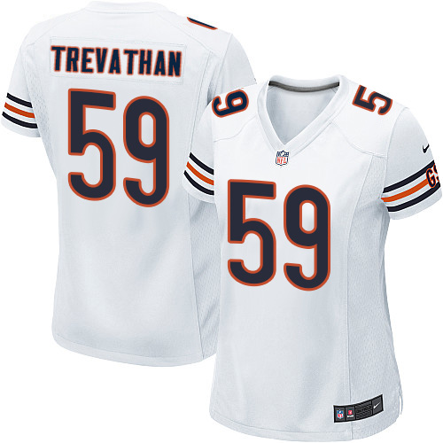 Women's Nike Chicago Bears #59 Danny Trevathan Game White NFL Jersey