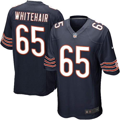 Men's Nike Chicago Bears #65 Cody Whitehair Game Navy Blue Team Color NFL Jersey