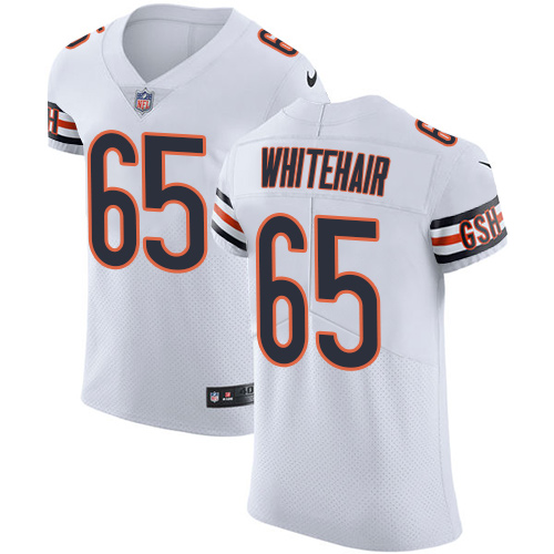 Men's Nike Chicago Bears #65 Cody Whitehair Elite White NFL Jersey