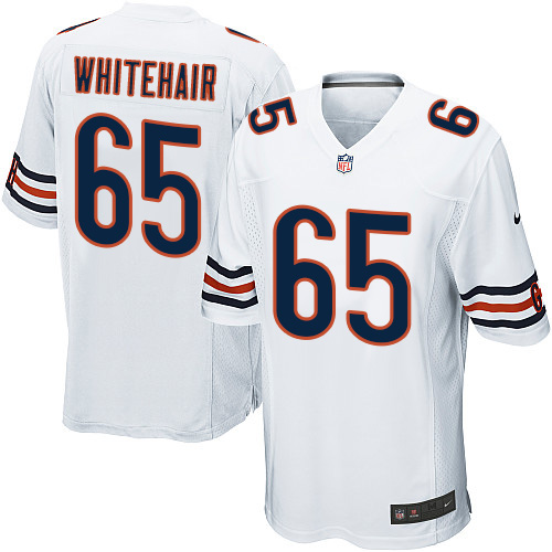 Men's Nike Chicago Bears #65 Cody Whitehair Game White NFL Jersey