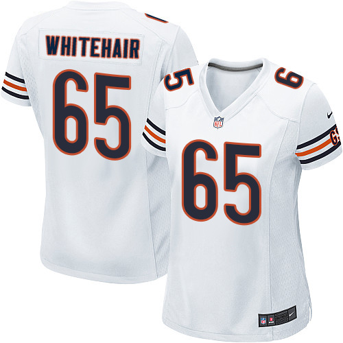Women's Nike Chicago Bears #65 Cody Whitehair Game White NFL Jersey