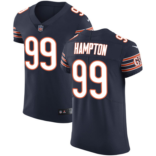 Men's Nike Chicago Bears #99 Dan Hampton Navy Blue Team Color Vapor Untouchable Elite Player NFL Jersey