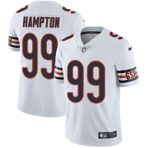 Men's Nike Chicago Bears #99 Dan Hampton White Vapor Untouchable Limited Player NFL Jersey