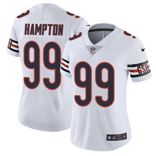 Women's Nike Chicago Bears #99 Dan Hampton White Vapor Untouchable Elite Player NFL Jersey