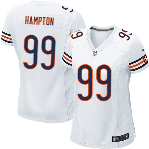 Women's Nike Chicago Bears #99 Dan Hampton Game White NFL Jersey