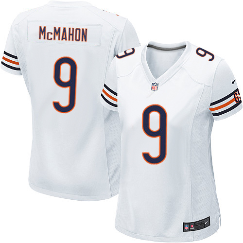 Women's Nike Chicago Bears #9 Jim McMahon Game White NFL Jersey