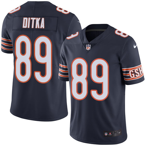 Youth Nike Chicago Bears #89 Mike Ditka Navy Blue Team Color Vapor Untouchable Elite Player NFL Jersey
