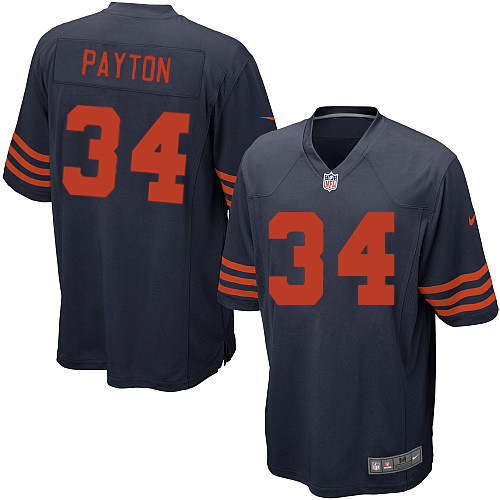 Youth Nike Chicago Bears #34 Walter Payton Navy Blue Alternate Vapor Untouchable Limited Player NFL Jersey