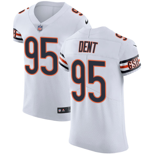 Men's Nike Chicago Bears #95 Richard Dent Elite White NFL Jersey