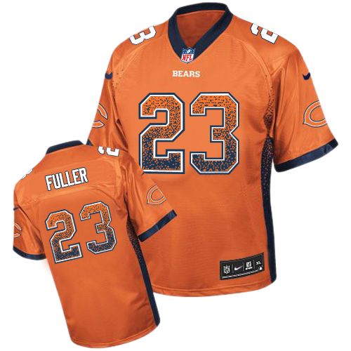Men's Nike Chicago Bears #23 Kyle Fuller Elite Orange Drift Fashion NFL Jersey