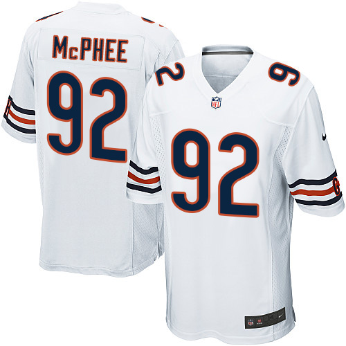Men's Nike Chicago Bears #92 Pernell McPhee Game White NFL Jersey