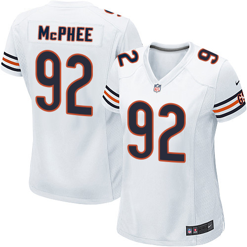Women's Nike Chicago Bears #92 Pernell McPhee Game White NFL Jersey
