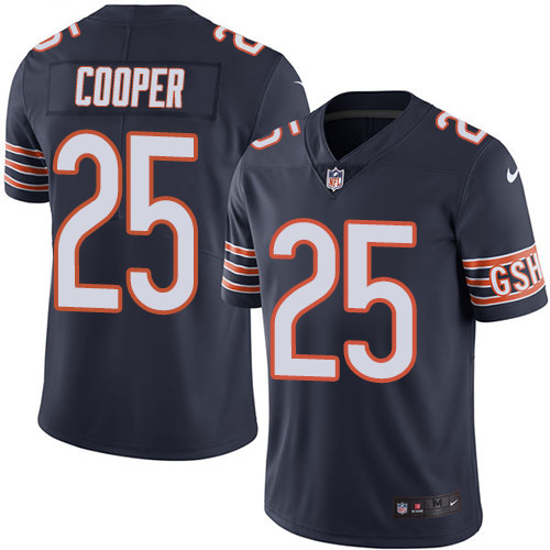 Men's Nike Chicago Bears #25 Marcus Cooper Navy Blue Team Color Vapor Untouchable Limited Player NFL Jersey