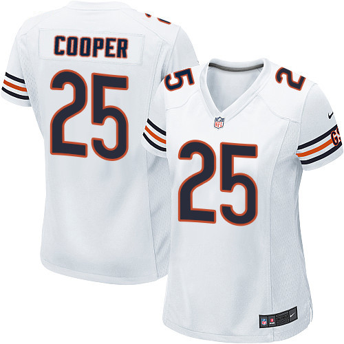 Women's Nike Chicago Bears #25 Marcus Cooper Game White NFL Jersey