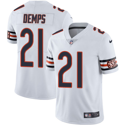 Men's Nike Chicago Bears #21 Quintin Demps White Vapor Untouchable Limited Player NFL Jersey