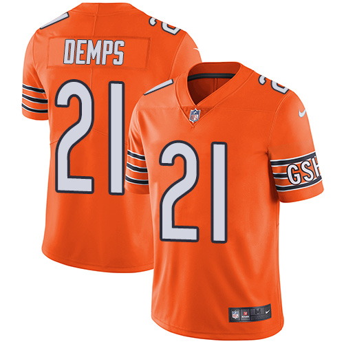 Men's Nike Chicago Bears #21 Quintin Demps Limited Orange Rush Vapor Untouchable NFL Jersey