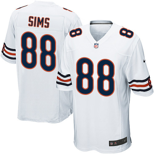 Men's Nike Chicago Bears #88 Dion Sims Game White NFL Jersey